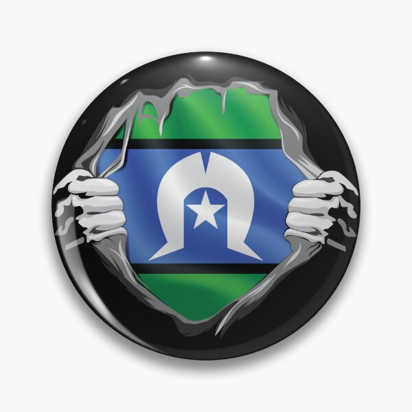 Item preview, Hands Ripped Torres Strait Islands Flag designed and sold by RahallusNtx.