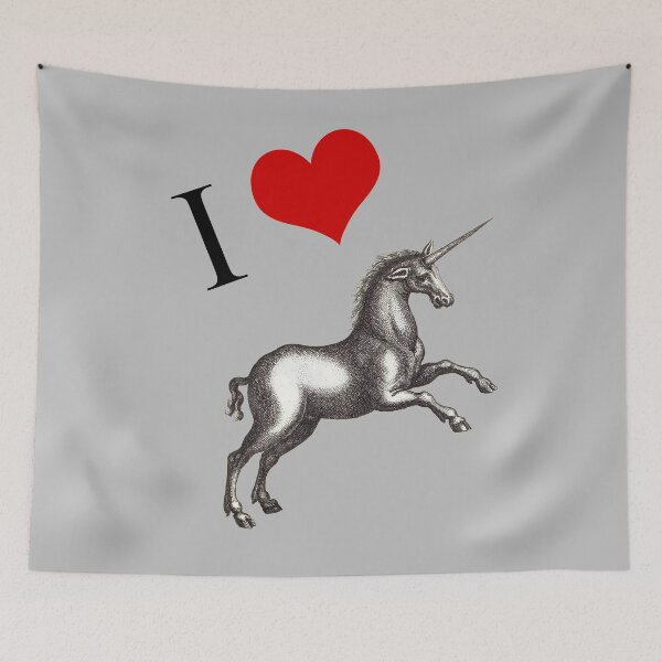 Item preview, I Love Unicorns designed and sold by NOTSNIW ART.