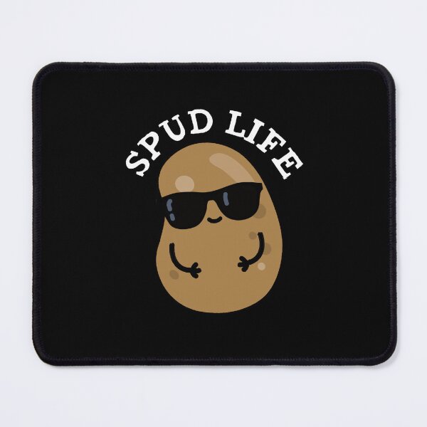 Item preview, Spud Life Funny Potato Puns (Dark BG) designed and sold by punnybone.