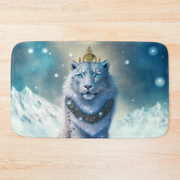 Item preview, SNOW LEOPARD IN WINTER  Midjourney Ai Art designed and sold by davidjulie.