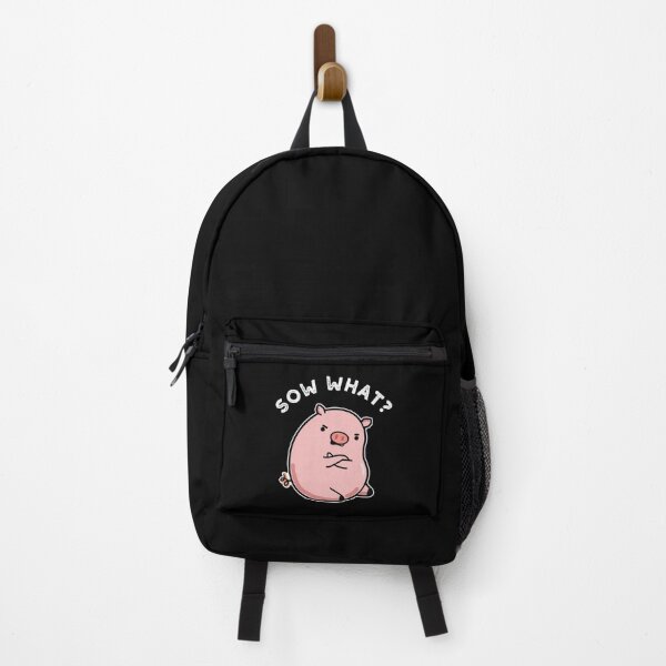 Item preview, Sow What Sassy Pig Puns (Dark BG) designed and sold by punnybone.
