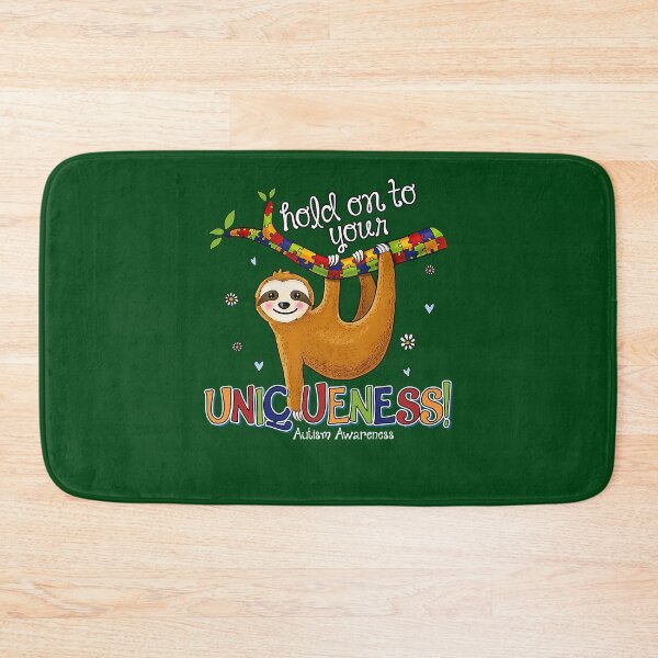Item preview, Sloth Hold On To Your Uniqueness Sloth Autism Awareness designed and sold by Studio12b.