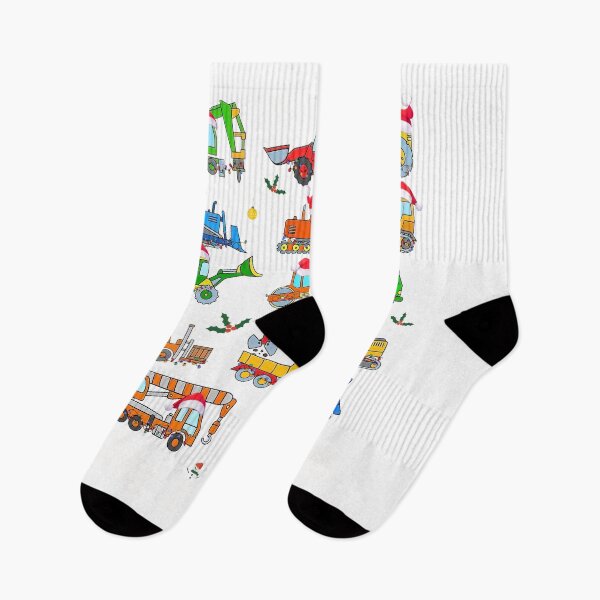 Item preview, Crane Truck Construction Santa Christmas Kids Boys  designed and sold by SamArtistbyAUS.