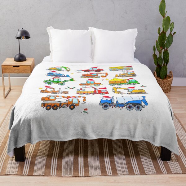 Item preview, Crane Truck Construction Santa Christmas Kids Boys designed and sold by SamArtistbyAUS.