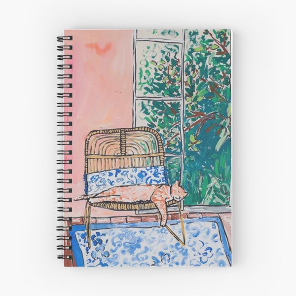 Item preview, Napping Cat in Garden Room designed and sold by lunakunde.