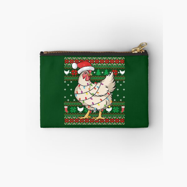 Item preview, Chicken With Santas Hat Christmas Style Farmer Xmas127 designed and sold by Studio12b.