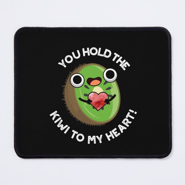 Item preview, You Hold The Kiwi To My Heart Funny Fruit Puns (Dark BG) designed and sold by punnybone.