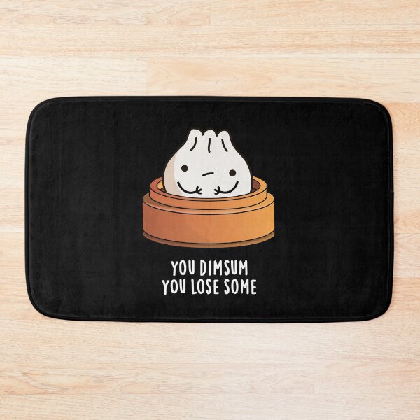 Item preview, You Dimsum You Lose Some Funny Food Puns (Dark BG) designed and sold by punnybone.