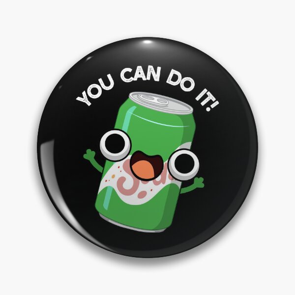 Item preview, You Can Do It Funny Soda Pop Puns (Dark BG) designed and sold by punnybone.