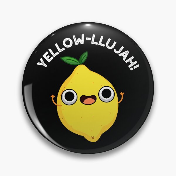 Item preview, Yellow-llujah Funny Lemon Puns (Dark BG) designed and sold by punnybone.