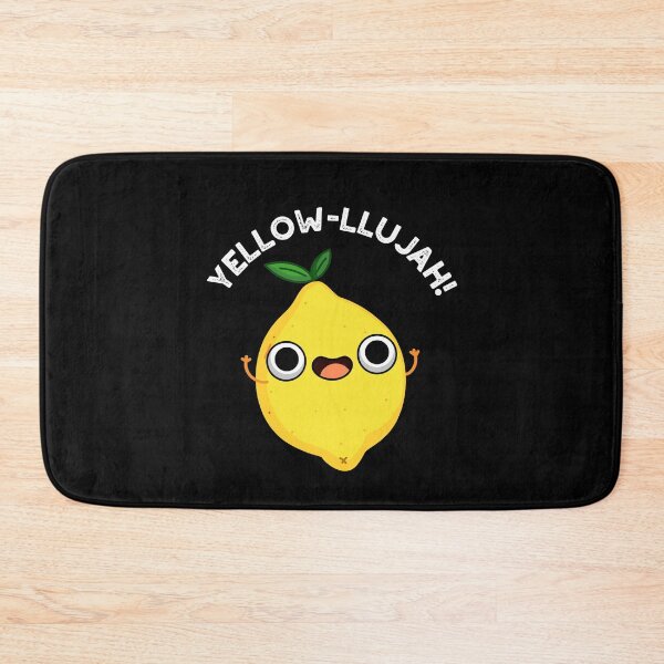 Item preview, Yellow-llujah Funny Lemon Puns (Dark BG) designed and sold by punnybone.