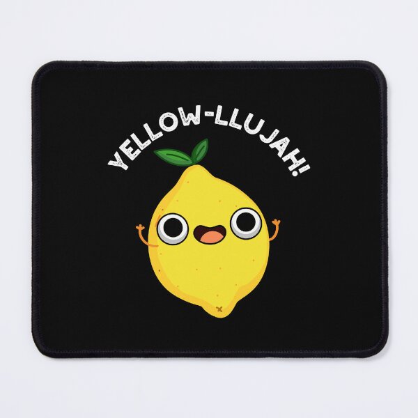 Item preview, Yellow-llujah Funny Lemon Puns (Dark BG) designed and sold by punnybone.