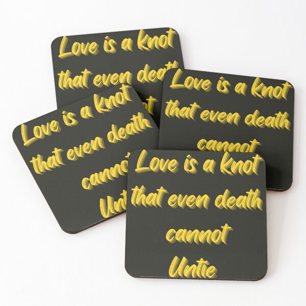 Item preview, Love is a knot that even death cannot untie  designed and sold by Lessonsprint.