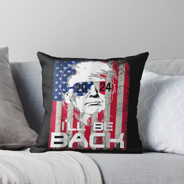 Item preview, I'll Be Back Trump 2024 Vintage Donald Trump 4th of July T-Shirt designed and sold by Knight-Saverin.