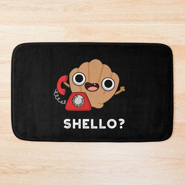Item preview, Shello Funny Sea Shell Puns (Dark BG) designed and sold by punnybone.