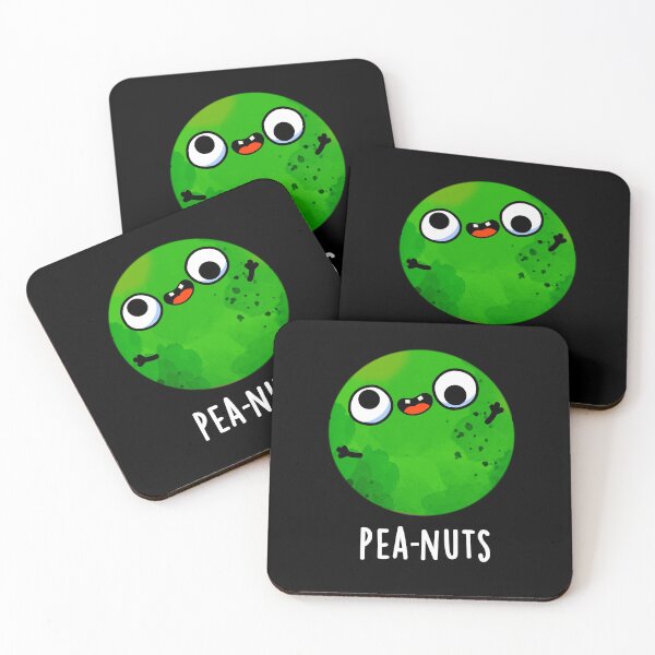 Item preview, Pea-nuts Funny Crazy Pea Puns (Dark BG) designed and sold by punnybone.