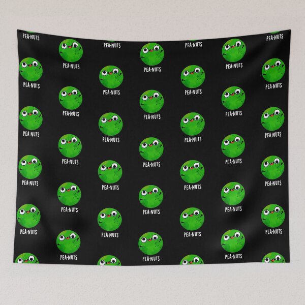 Item preview, Pea-nuts Funny Crazy Pea Puns (Dark BG) designed and sold by punnybone.