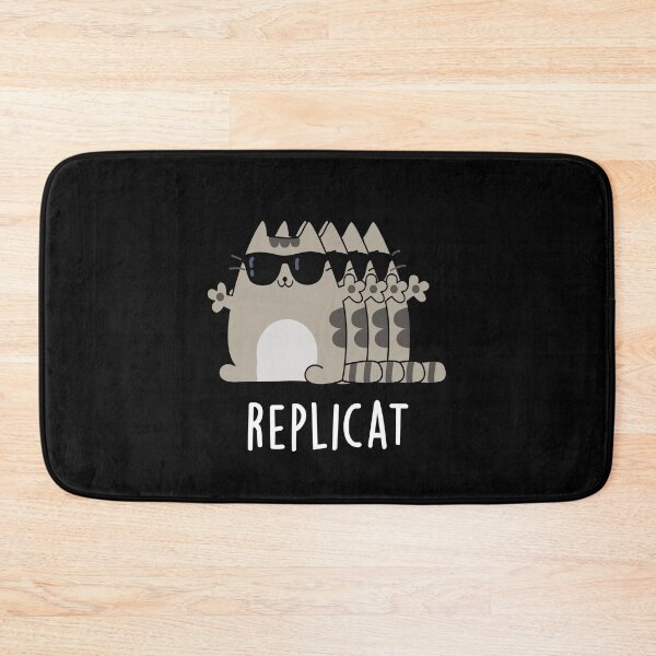 Item preview, Replicat Funny Replicated Cat Puns (Dark BG) designed and sold by punnybone.