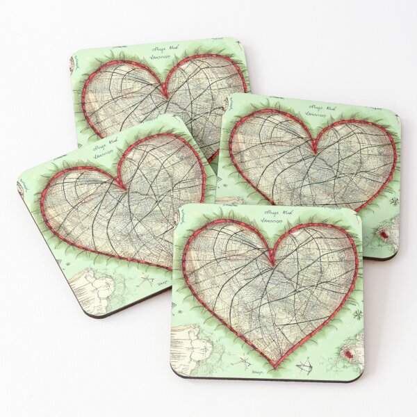 Item preview, Heart: Love Map  designed and sold by EBotto1.