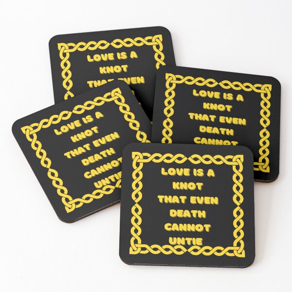 Item preview, Love is knot that even death cannot untie , positive  designed and sold by Lessonsprint.