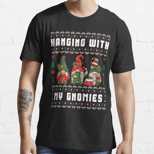 Item preview, Hanging With My Gnomies Funny Gnome Ugly Christmas Sweater designed and sold by MintedFresh.