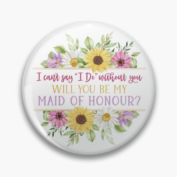 Item preview, Will You Be My Maid of Honour? designed and sold by mellibeedesigns.