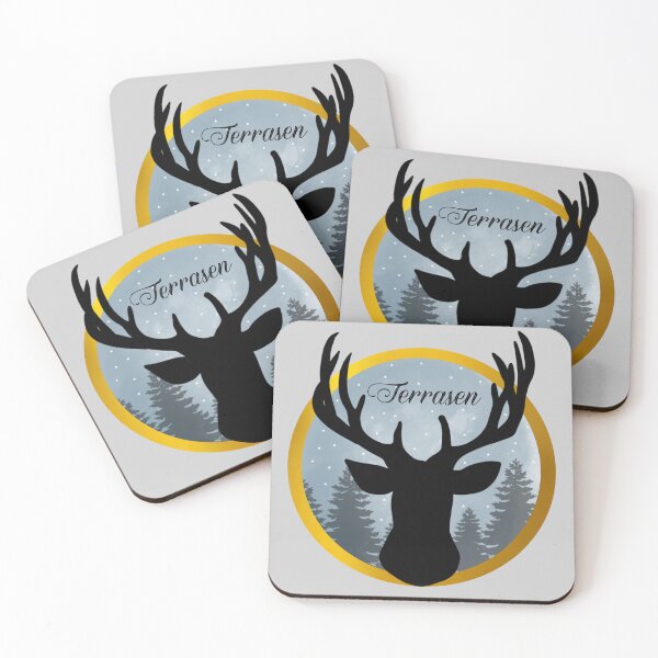Item preview, Terrasen sticker doe in the forest designed and sold by RavenAMarie .