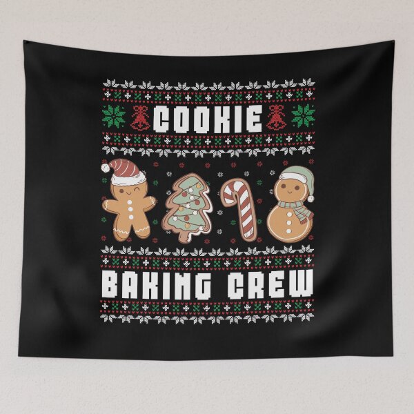 Item preview, Cookie Baking Crew Funny Gingerbread Family Ugly Christmas designed and sold by MintedFresh.