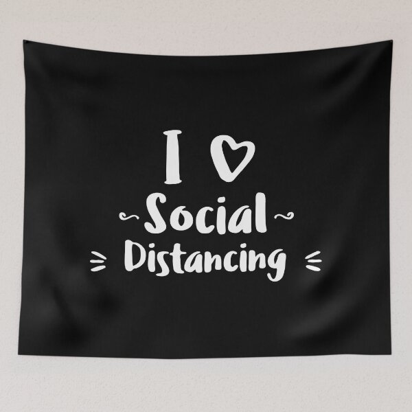 Item preview, I Love social Distancing designed and sold by phassystore.