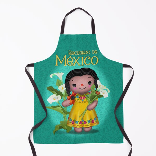 Item preview, Mexican doll with calla lilies designed and sold by TUNARTE.