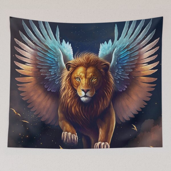 Item preview, Majestic Winged Lion designed and sold by Rednellanad.