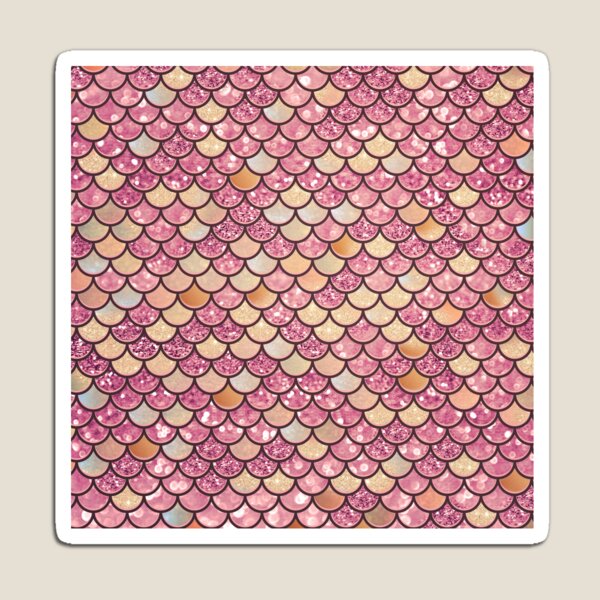 Aperçu de l'œuvre Sirène, rose et or créée et vendue par printapix.