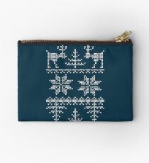 nordisches Strickmuster Studio Clutch