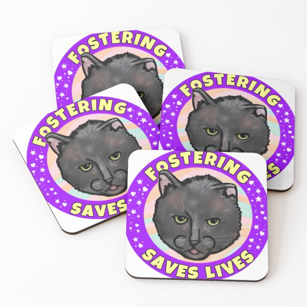 Item preview, Fostering Saves Lives Cat Design designed and sold by CatnipCreations.