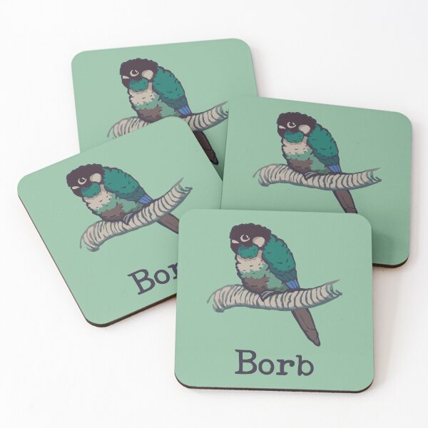 Item preview, Turquoise green cheek BORB designed and sold by selfproclaimd.