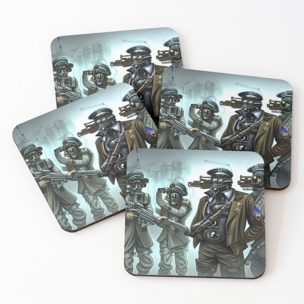 Item preview, Diesel Punk Military Commanders  designed and sold by Cracked Rockwell.