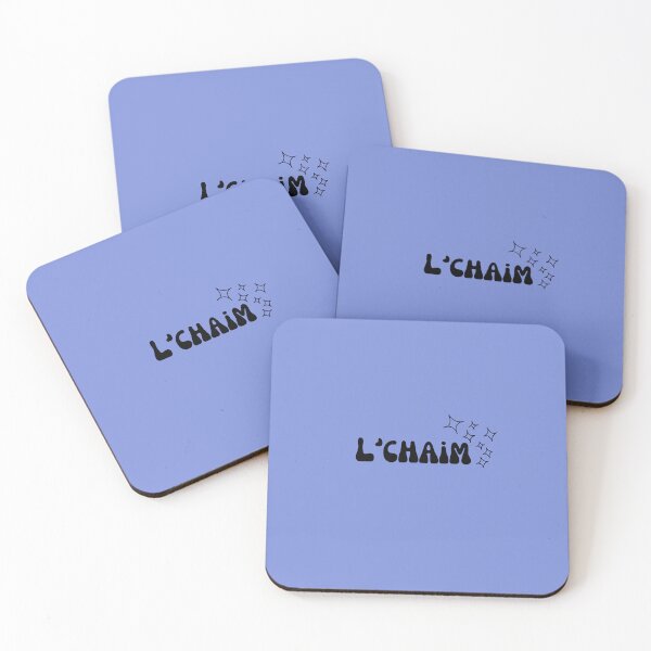 Item preview, L'chaim Lechaim To life Jewish Hebrew Toast Typography aesthetic designed and sold by Swagforbubby.