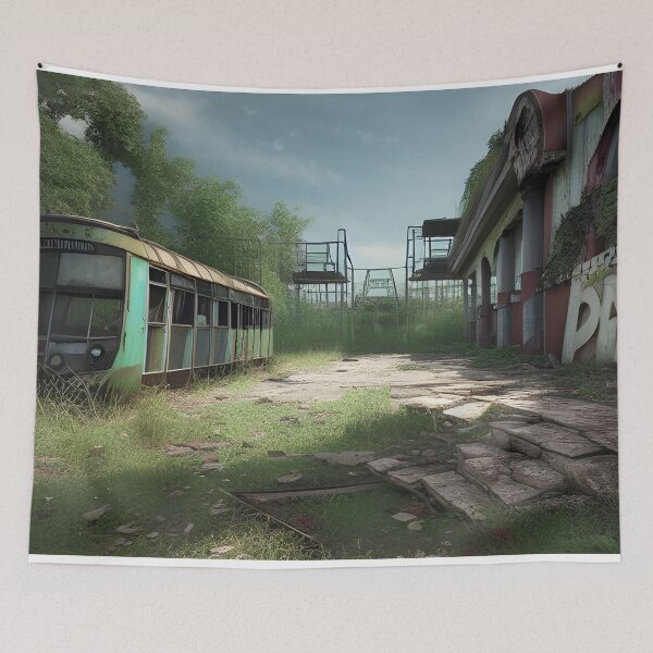 Item preview, Dystopian Abandoned Theme Park designed and sold by Cracked Rockwell.