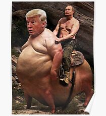 Putin reitet Trump Poster