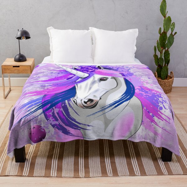 Item preview, Unicorn Spirit Pink and Purple Mythical Creature  designed and sold by BluedarkArt.