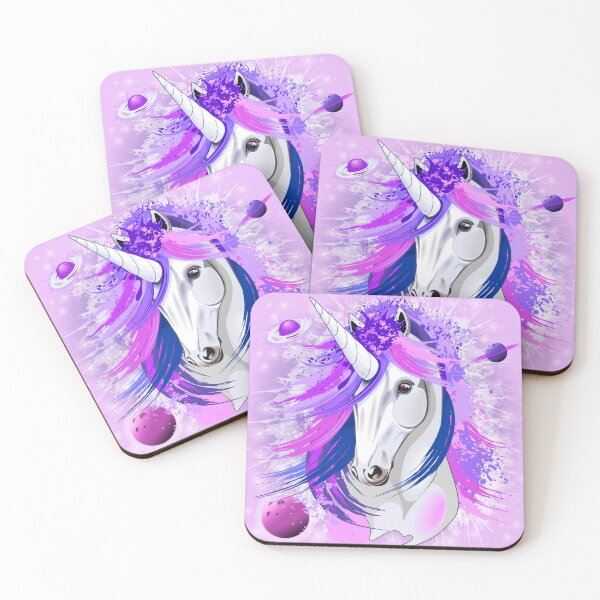 Item preview, Unicorn Spirit Pink and Purple Mythical Creature  designed and sold by BluedarkArt.