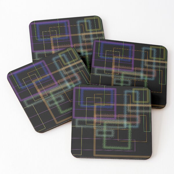 Item preview, Abstract squares designed and sold by Spaceart9.