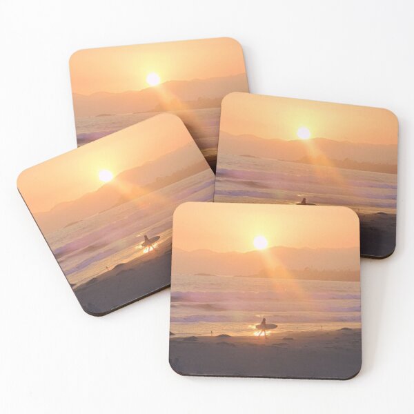 Item preview, Surfer Sunset Santa Monica Beach California Paradise designed and sold by TastyTonic.