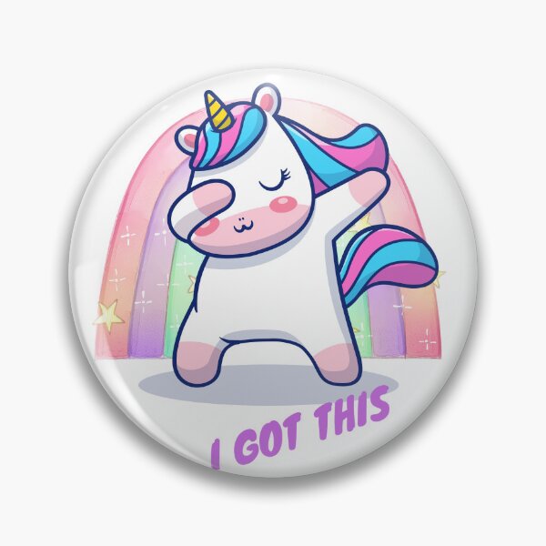 Item preview, I GOT THIS Unicorn - White or Light Color Background designed and sold by msliewdesign.