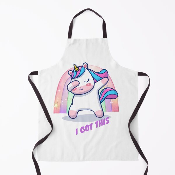 Item preview, I GOT THIS Unicorn - White or Light Color Background designed and sold by msliewdesign.
