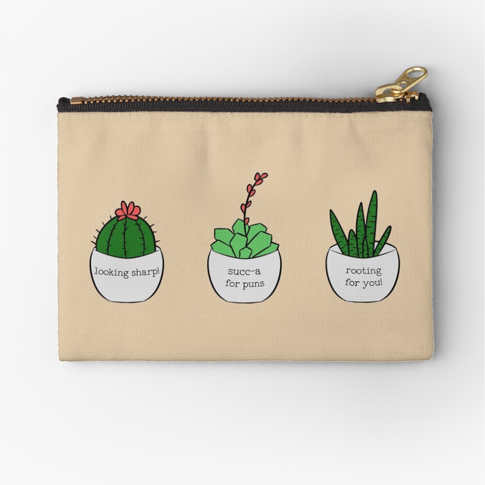 Succ-a for Puns Zipper Pouch