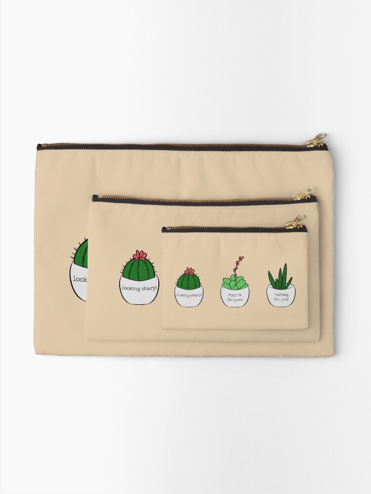 Alternate view of Succ-a for Puns Zipper Pouch