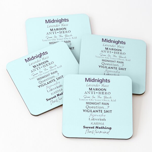 Item preview, Midnights Album + Text Version (by Taylor Swift) designed and sold by DivyanshuSSS.