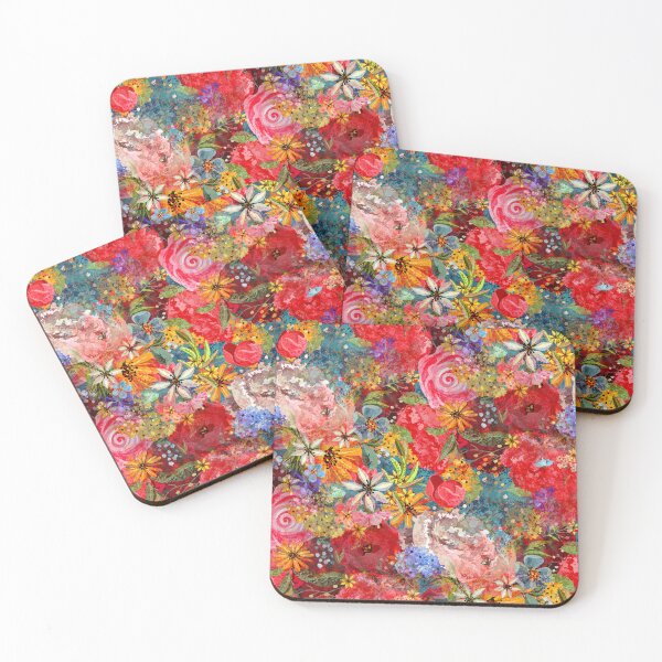 Item preview, Beautiful Bright Colorful Abstract Floral Pattern designed and sold by Sandy Richter.