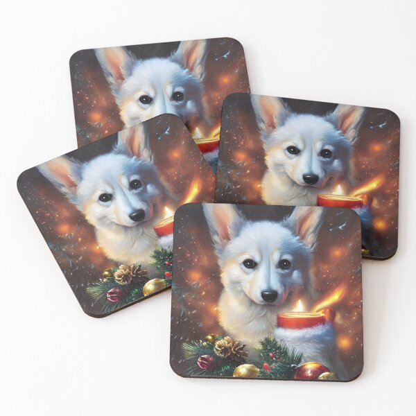 Item preview, AI Generated Art, Happy Howl-idays designed and sold by RabbitHoleMI.